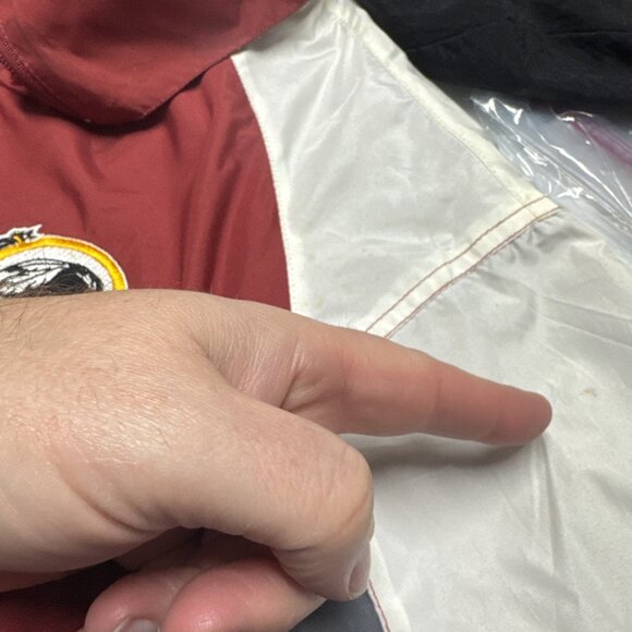 Vintage 90s NFL Washington Redskins Sports Illustrated Windbreaker Jacket Men L - Picture 9 of 9
